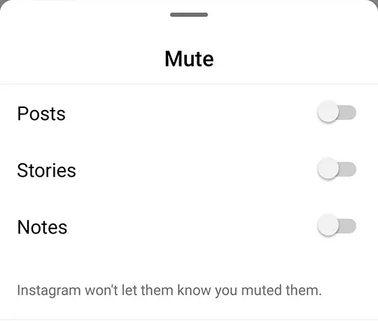 Mute someone on Instagram