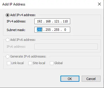 Network load balancing add IP address