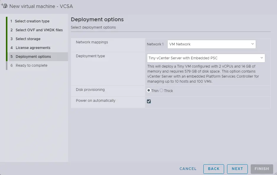 New VM Deployment options