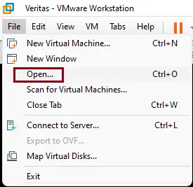 Open VCSA OVA File