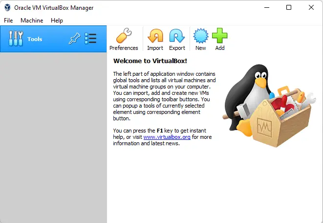 Oracle VM virtual machine manager