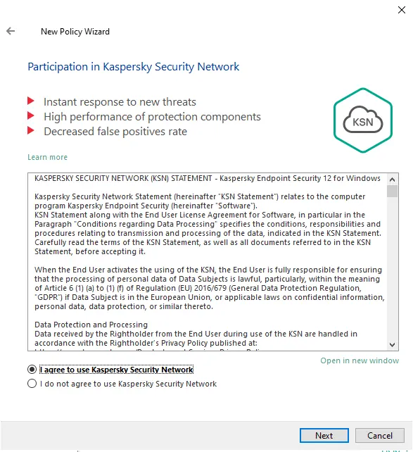 Participant Kaspersky security network
