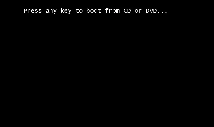 Press any key to boot