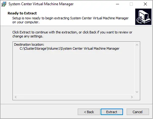 Ready to extract svcmm