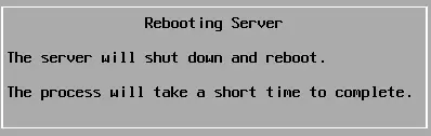 Rebooting ESXi host