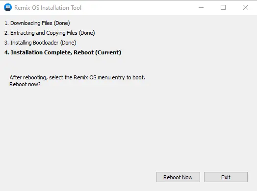 Remix OS installation tool