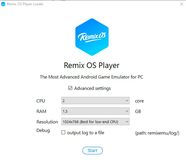 Remix OS player loader