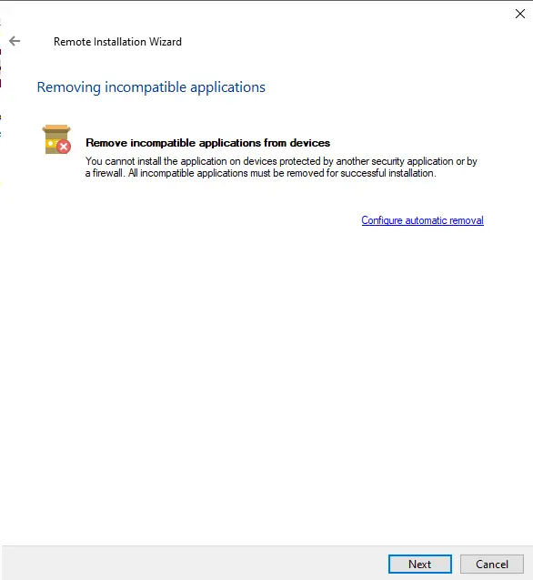 Removing incompatible application Kaspersky