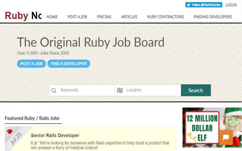 Rubynow Find a Developer