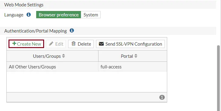 Setup SSL VPN on Fortigate