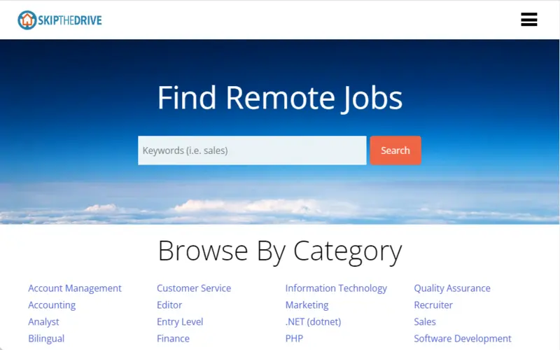 Skipthedrive Find Remote Jobs