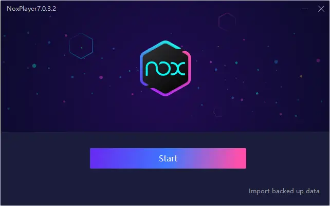 Start Nox Player Emulator