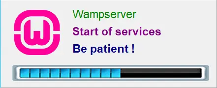 Start of services WAMPP