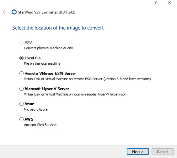 Starwind V2V converter