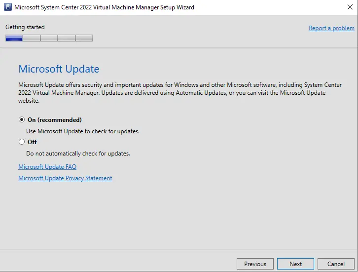 System center Microsoft update