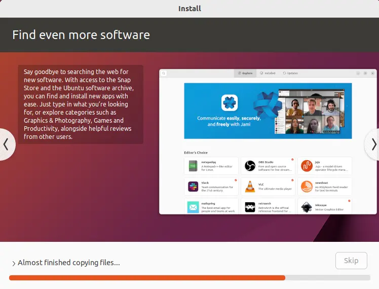 Ubuntu Installation Process