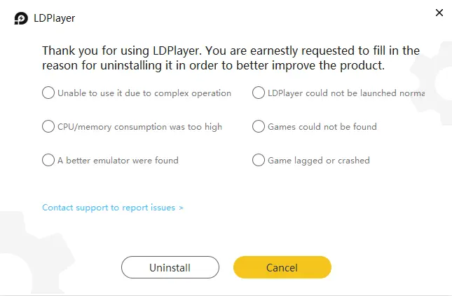 Uninstall LDPlayer Emulator