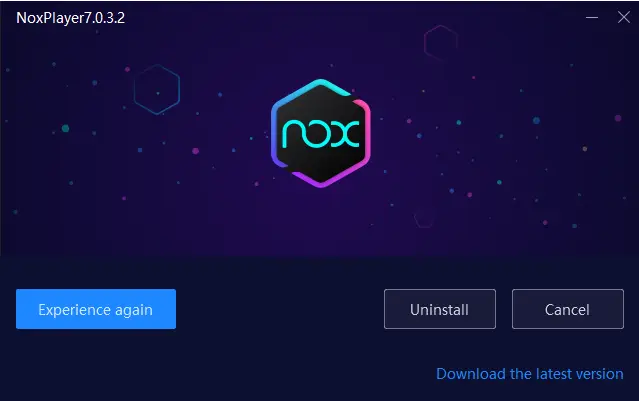 Uninstall Nox Player