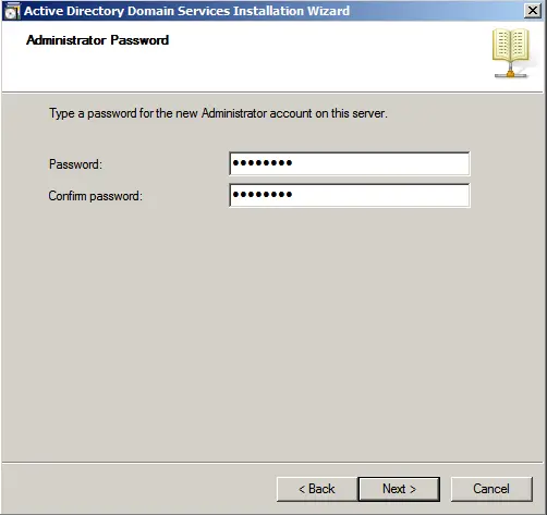 Uninstall domain controller password