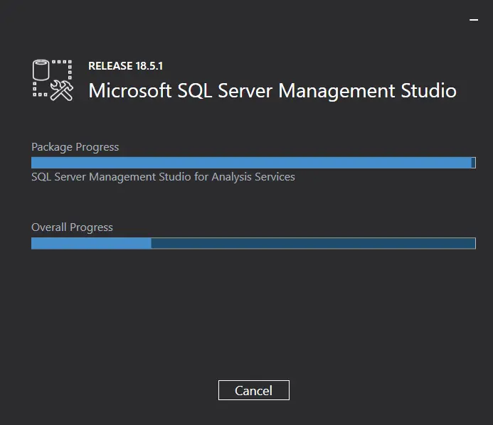 Uninstalling SQL Server Management Studio