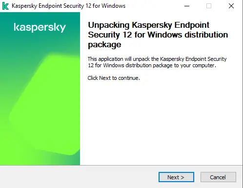 Unpacking Kaspersky endpoint security