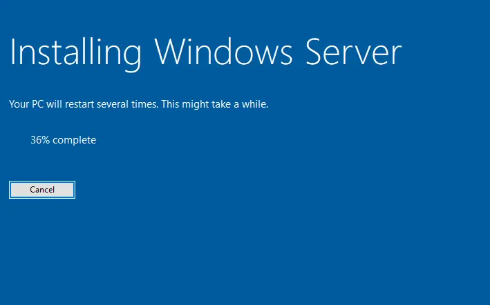 Upgrading Windows Server