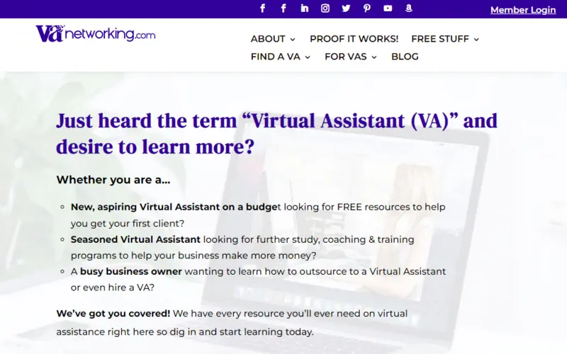 VANetworking for Virtual Assistant