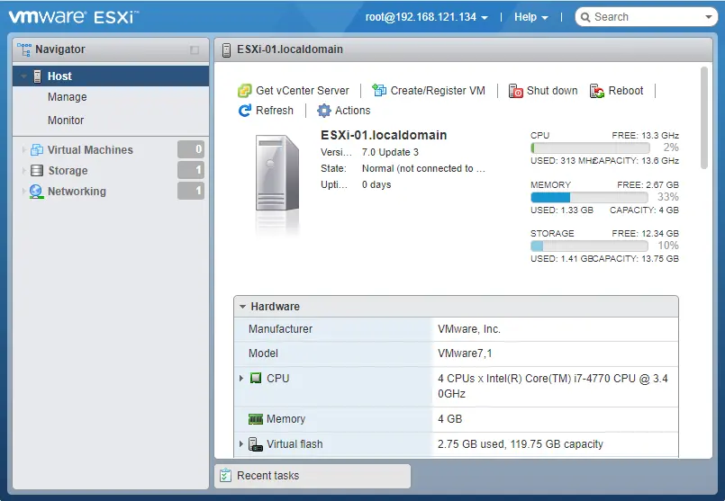 VMware ESXi host