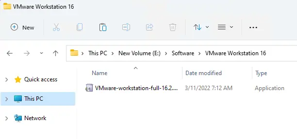 VMware Workstation pro setup