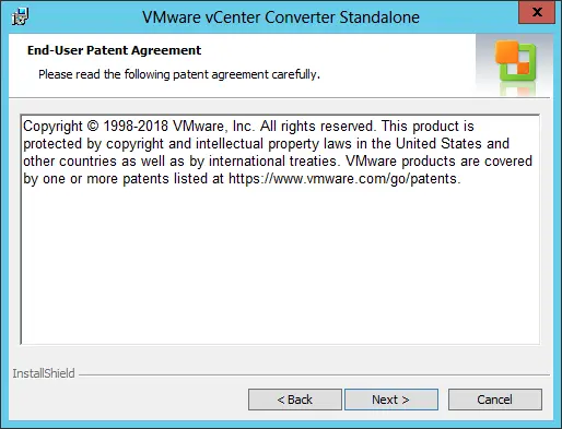 VMware end user patent agreement