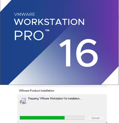 VMware product installation