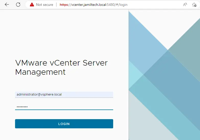 VMware vCenter Server management