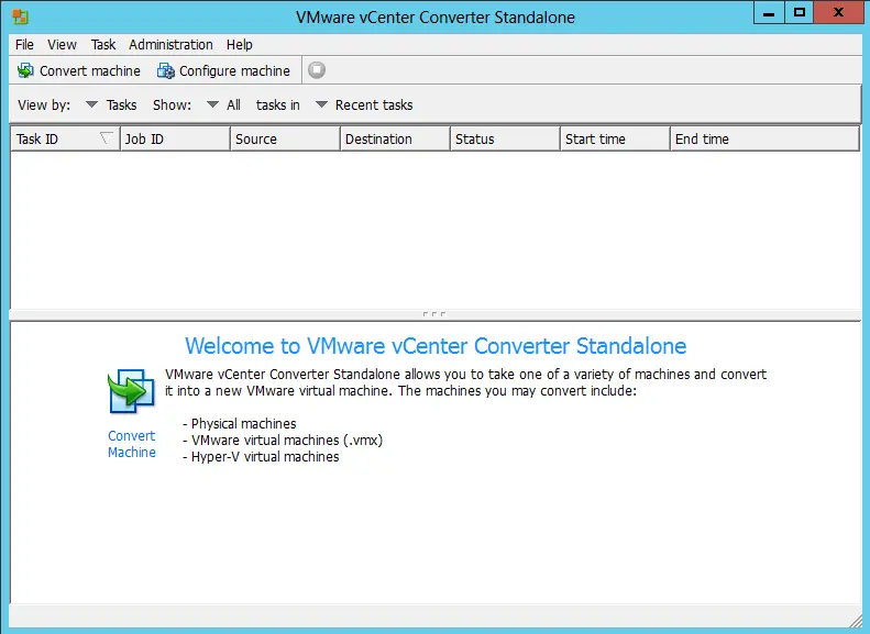 VMware vCenter converter standalone