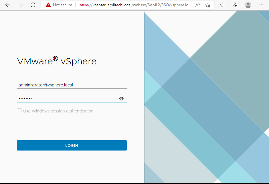 VMware vSphere client