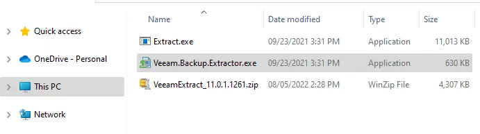 Veeam Backup Extractor