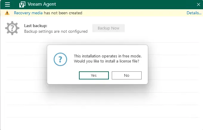 Veeam agent