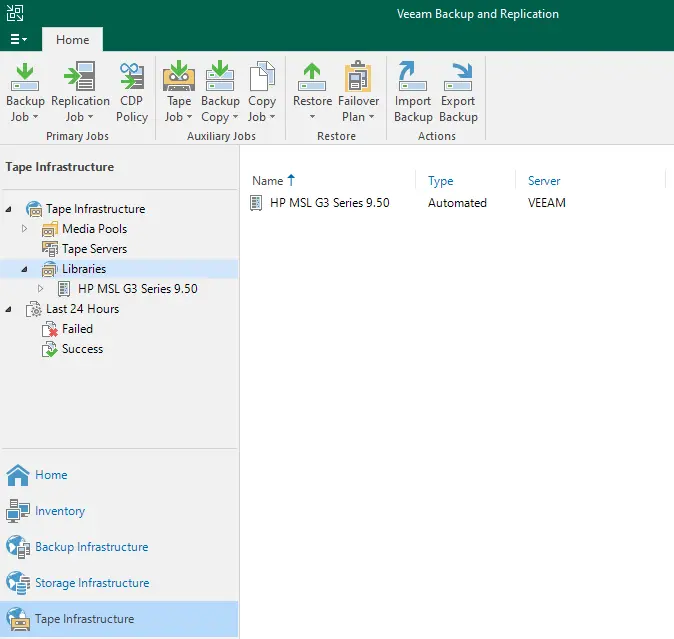 Veeam backup and replication