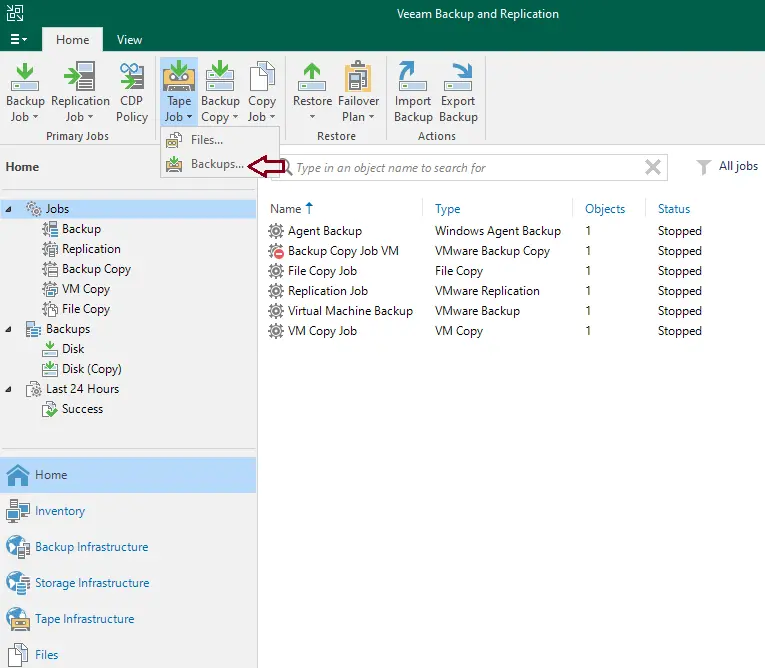 Veeam backup and replication