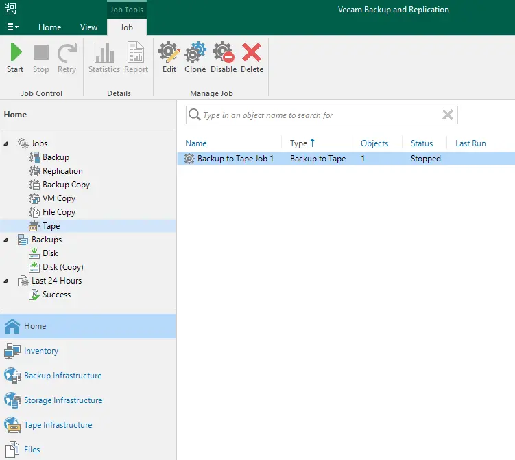 Veeam backup and replication