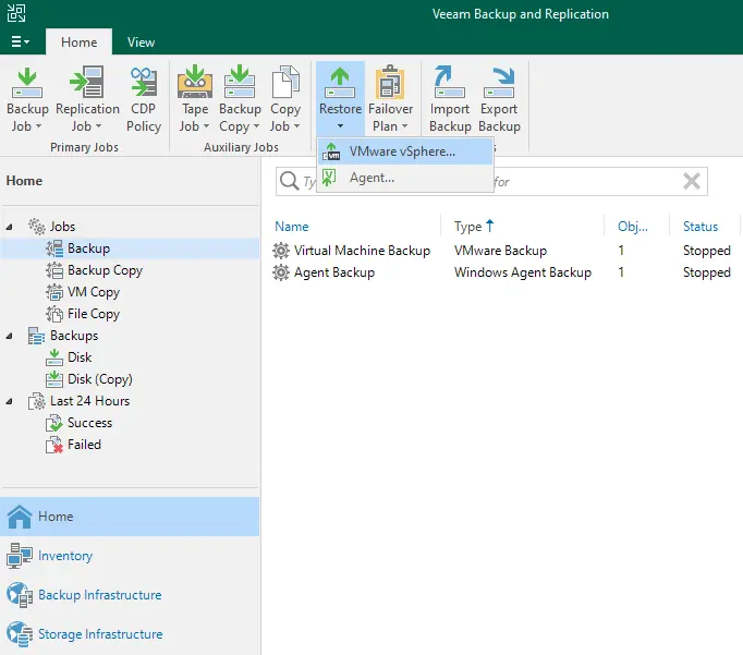 Veeam backup and replication