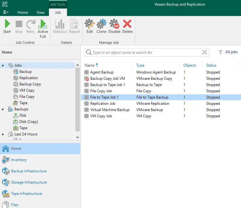 Veeam backup and replication