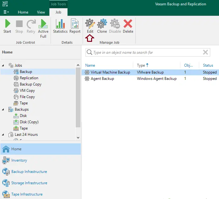 Veeam backup and replication