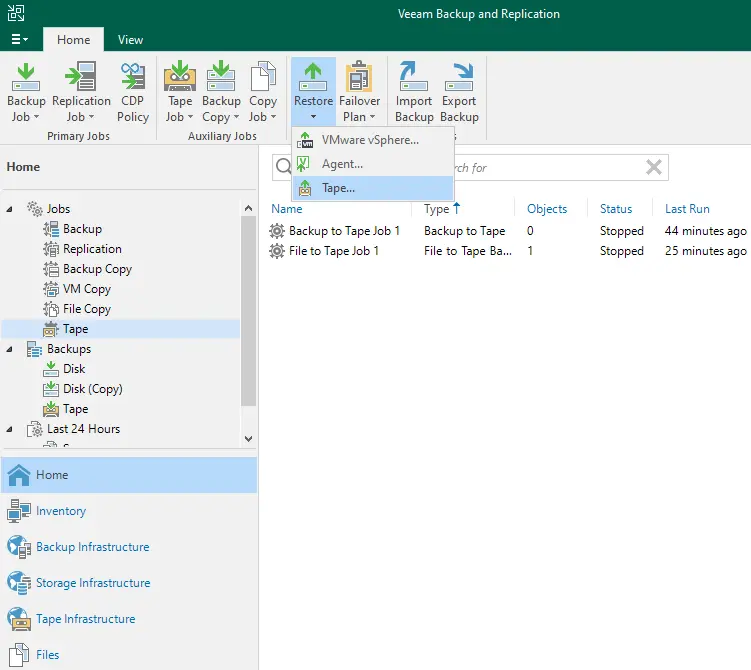 Veeam backup and replication