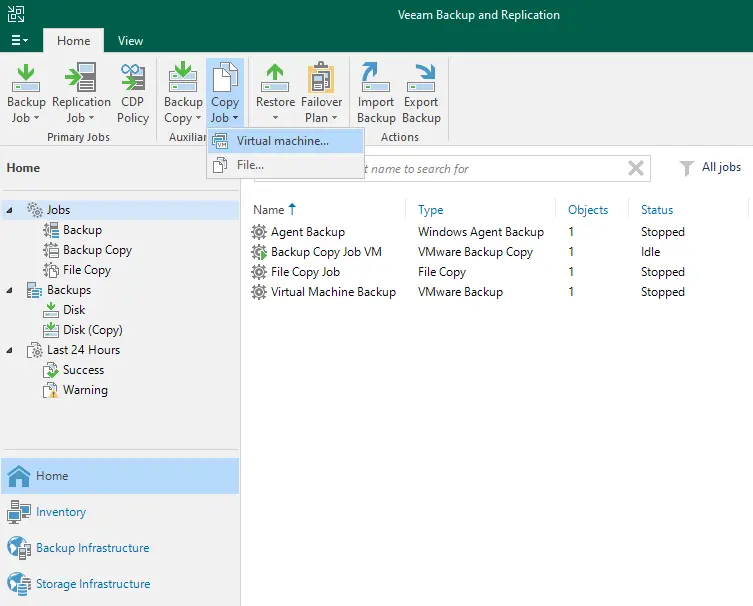 Veeam backup and replication