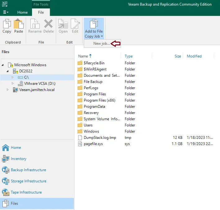 Veeam backup and replication