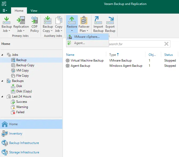 Veeam backup and replication