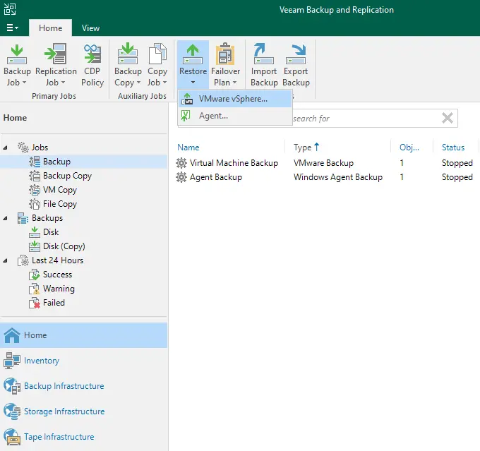 Veeam backup and replication