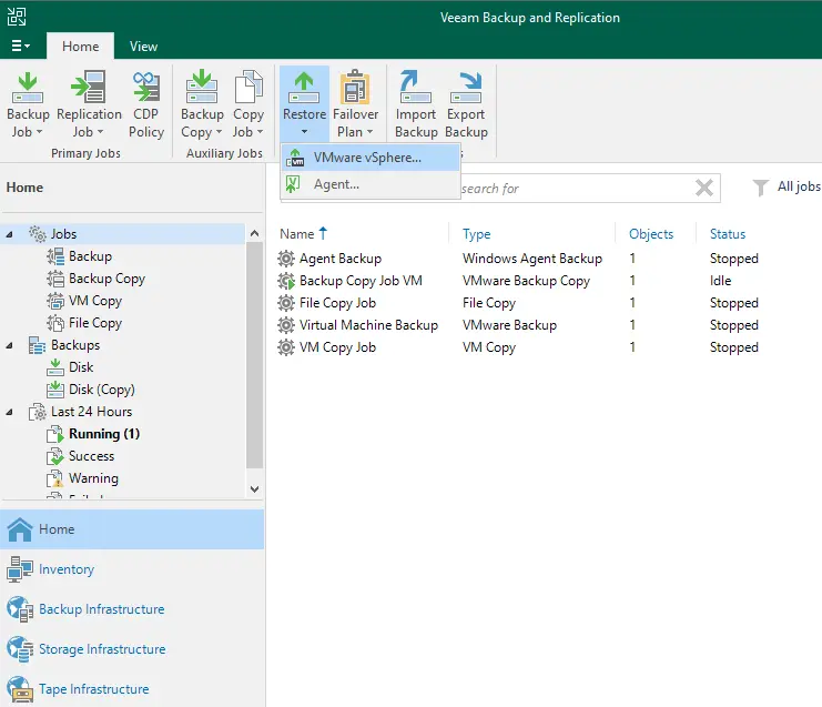 Veeam backup and replication