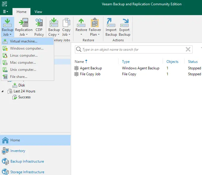 Veeam backup and replication