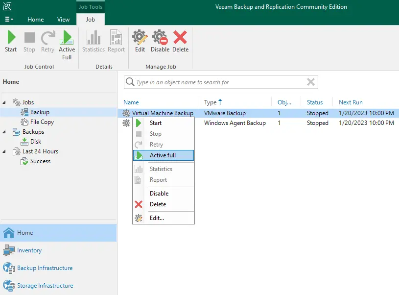 Veeam backup and replication